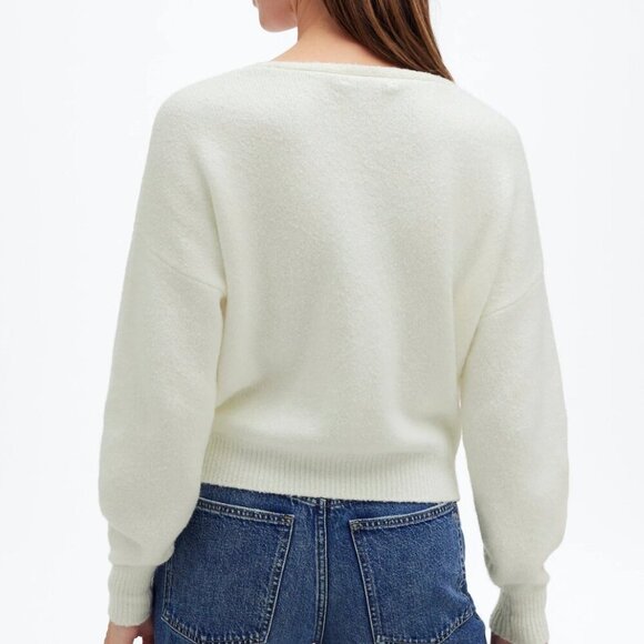 Madewell Wedged V-Neck Sweater Size XS - Picture 3 of 15